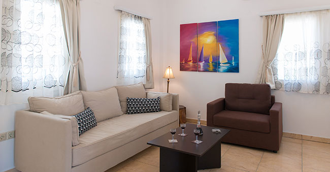 Η σουίτα του Kipos accommodation στη Σίφνο