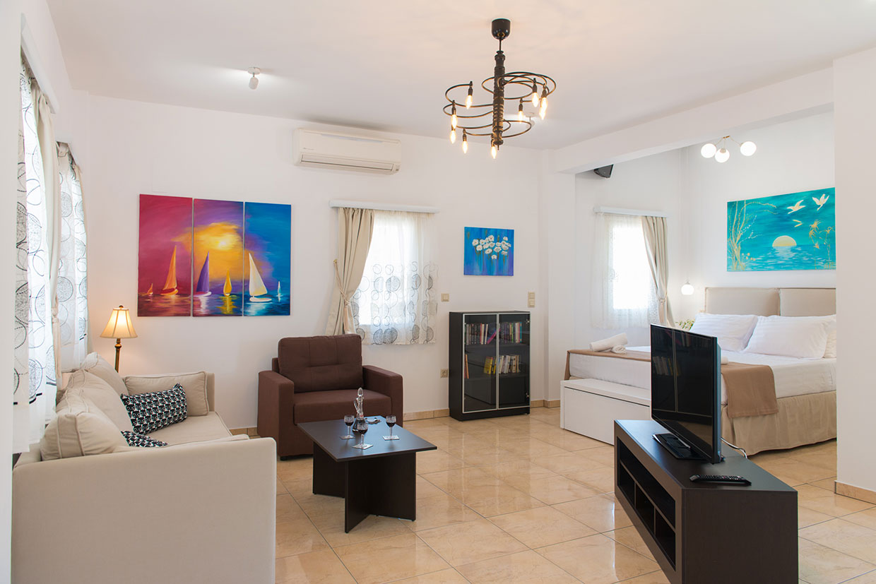 Το καθιστικό της σουίτας